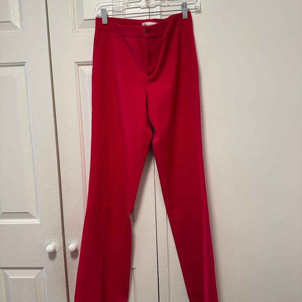 Zara Red Pantsuit